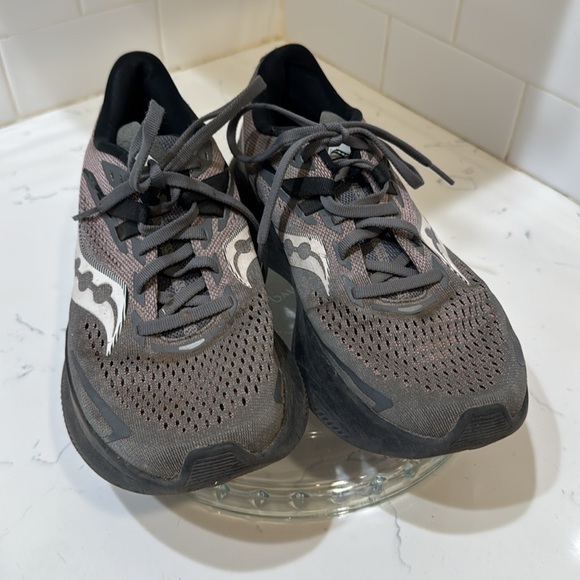 Saucony Shoes - Saucony Womens Ride 15 Gray/Purple Athletic Running Shoes S10729-22, Size 9